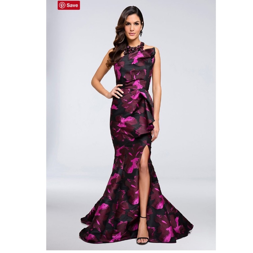 Terani Couture halter mermaid dress